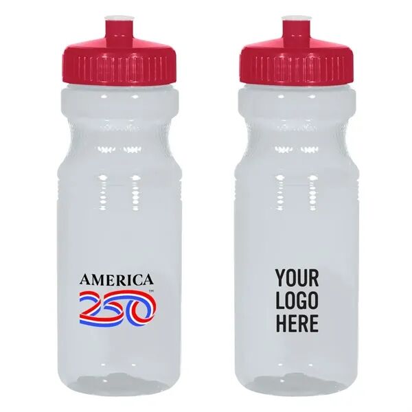 Main Product Image for Custom Printed America250 Poly-Clear(TM) Fitness Bottle 24 Oz