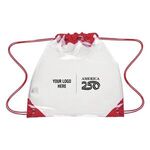 Buy Branded America250 Touchdown Clear EVA Drawstring Backpack