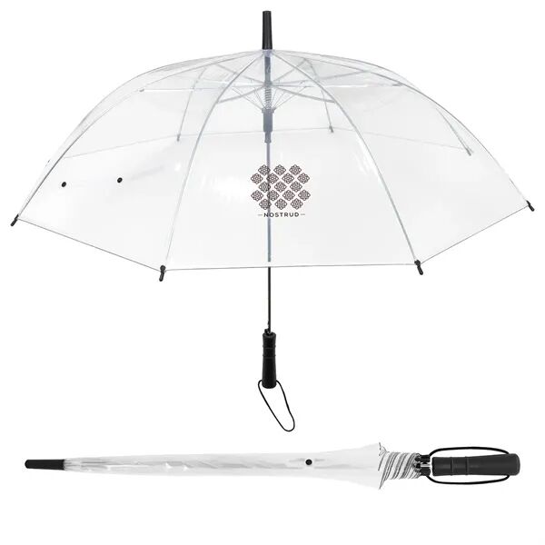 Main Product Image for Branded Panorama 46- Arc Auto-Open Clear Umbrella