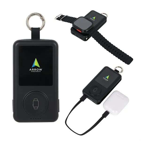 Main Product Image for Branded Charter 6200mAh Light Up Power Bank with Watch Charger