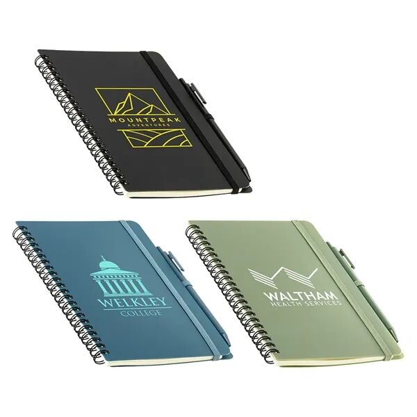 Main Product Image for Branded Avignon Repreve(R) Recycled Hardcover Spiral Notebook