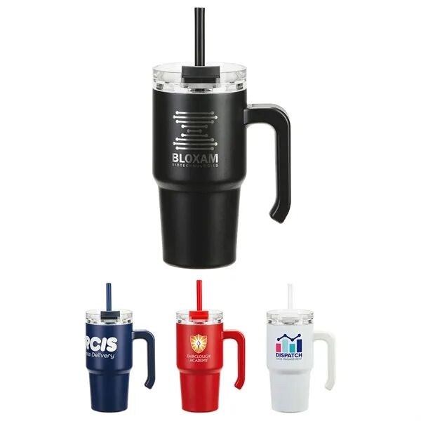 Main Product Image for Branded Millenium Vacuum Insulated Stainless Steel Mug 20 Oz