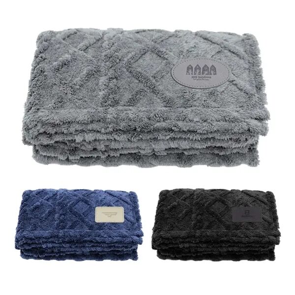 Main Product Image for Debossed Legacy 280GSM RPET Sherpa Fleece Blanket