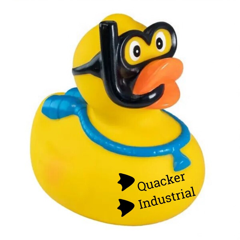 Main Product Image for Custom Logo Snorkel Duck