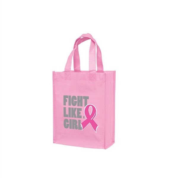 Main Product Image for Imprinted Breast Cancer Awareness Pink Laminated Tote