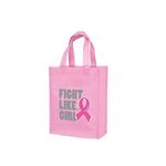 Buy Imprinted Breast Cancer Awareness Pink Laminated Tote