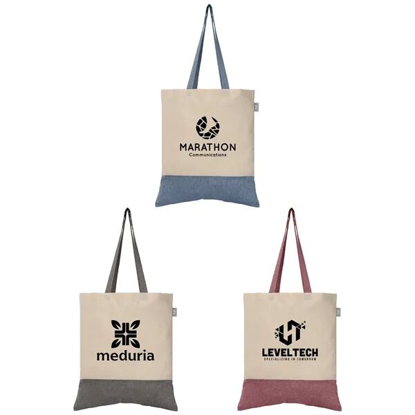 Main Product Image for Quebec - 5 oz. Two-Tone Recycled Cotton Tote
