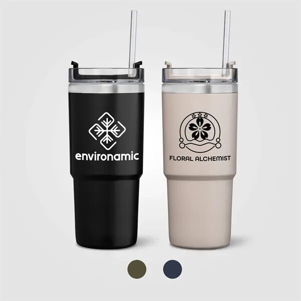 Main Product Image for Recycled Stainless Steel Double Wall Leakproof Straw Tumbler