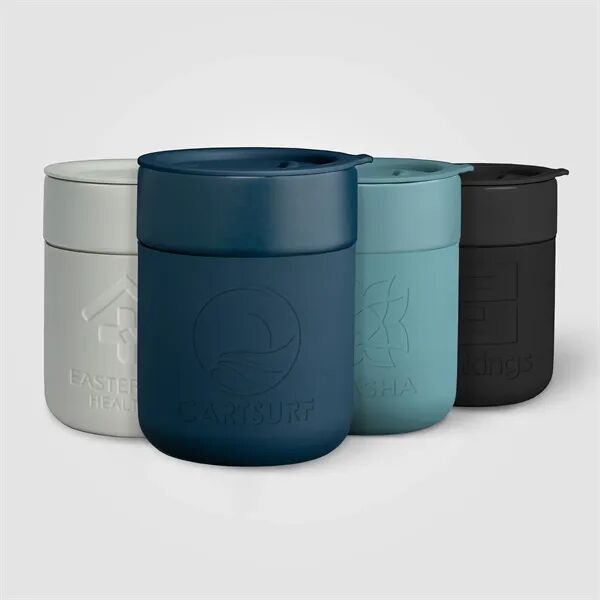 Main Product Image for Obsidian - 9 oz Ceramic and Silicone Mug