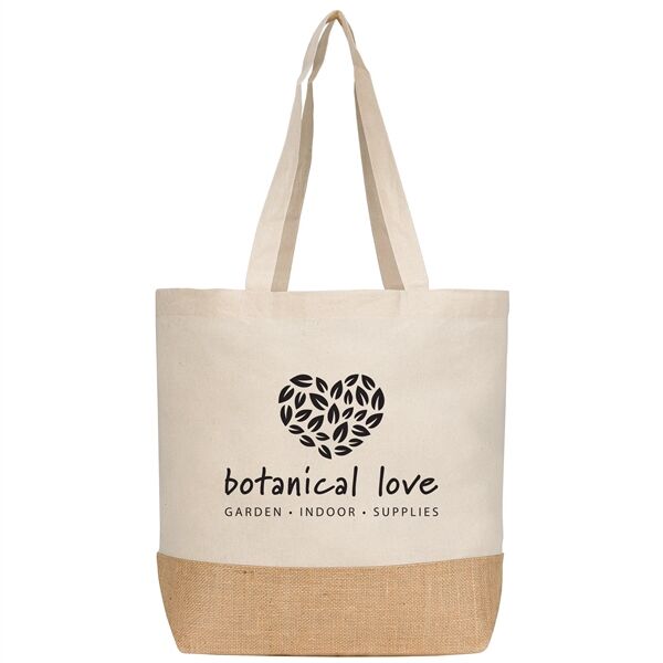 Main Product Image for Rio™ Shopper Tote Bag 5 oz. Recycled Cotton Blend with Jute
