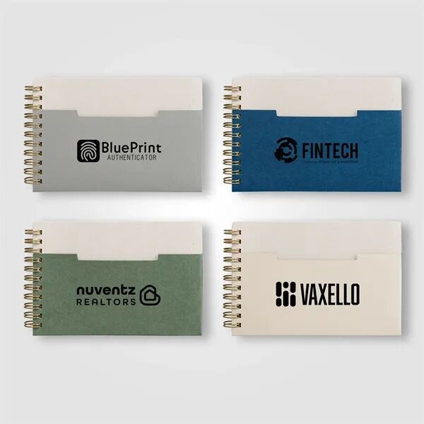 Main Product Image for Lino FSC Paper Spiral Binding Horizontal Pocket Notebook - A