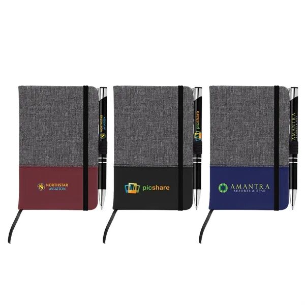 Main Product Image for Twain Notebook & Tres-Chic Pen Gift Set - ColorJet