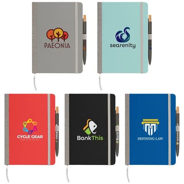 Main Product Image for Steinbeck Recycled Hard Cover Journal & Pen Set