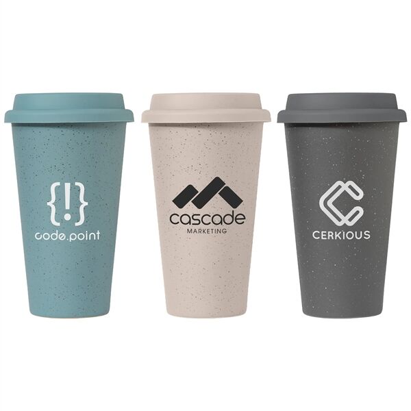 Main Product Image for Equator 9 oz. Double Wall Ceramic Tumbler with Silicone Lid
