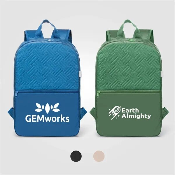 Main Product Image for Sora Recycled 210D Polyester Quilted Backpack - 13L