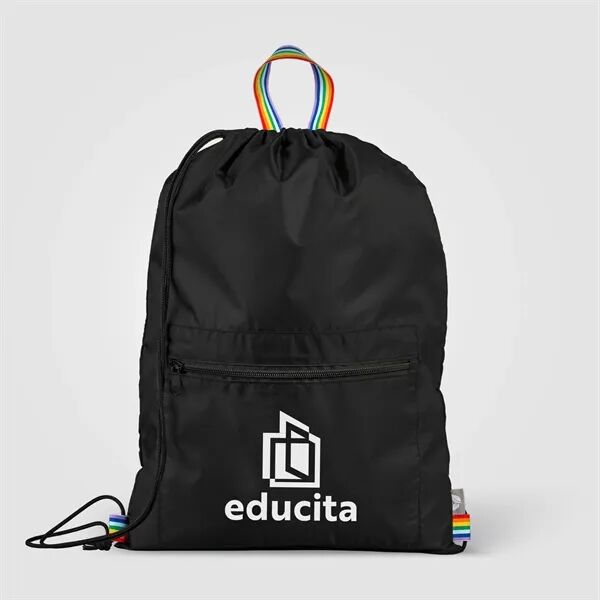 Main Product Image for Spectrum Recycled Polyester Drawstring Bag -