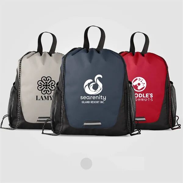Main Product Image for Jotun Recycled Polyester Pocketed Drawstring Bag-
