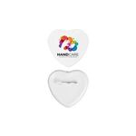 Buy Branded Heart Button 2"