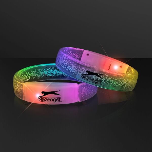 Main Product Image for Branded Color Change Bangle Bracelet, Light Bubbles