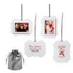Buy Custom Logo Metal Frame Photo Ornament