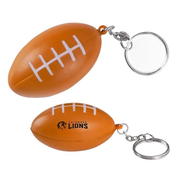Main Product Image for Branded Football Stress Reliever Keychain