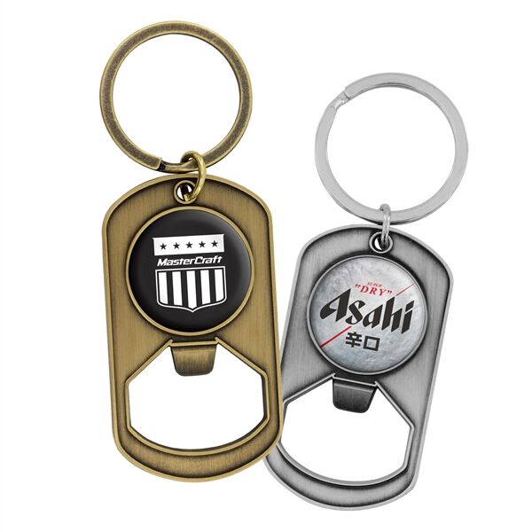 Main Product Image for Full Color Dog Tag Bottle Opener Keytag
