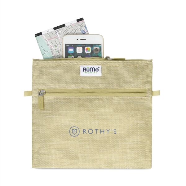 Main Product Image for Custom Printed RuMe(R) Recycled Pouch