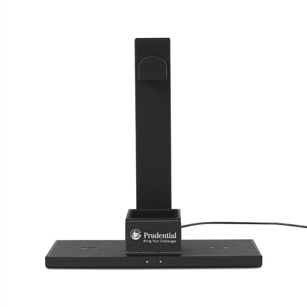 Main Product Image for Laser Engraved Truman Dual Wireless Charger and Headphone Stand