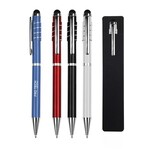 Buy Laser Engraved Recycled Aluminum Spinner Pen With Stylus