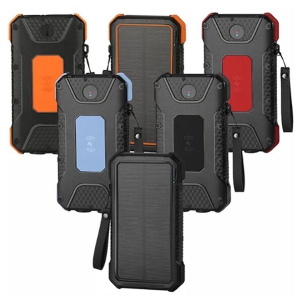 Main Product Image for Custom Wireless Charging Solar Water Resistant Power Bank