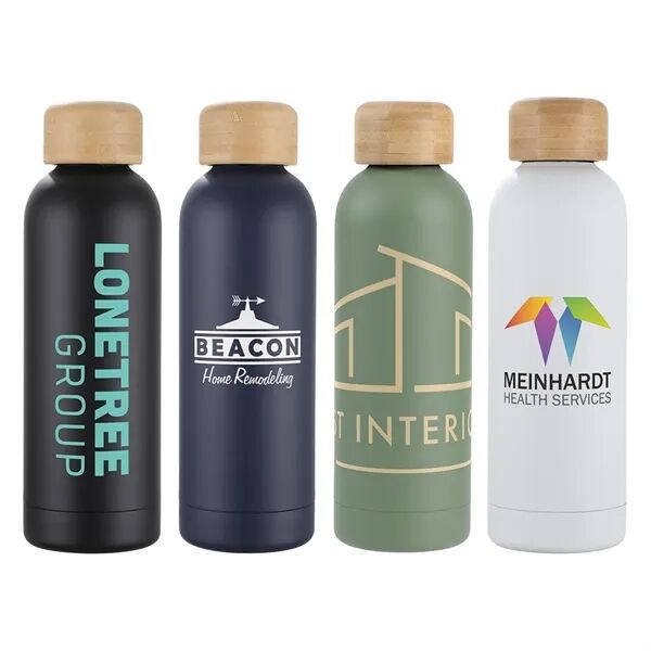Main Product Image for Custom Lexi Eco-Friendly Stainless Steel Bottle w/ Bam 17 Oz