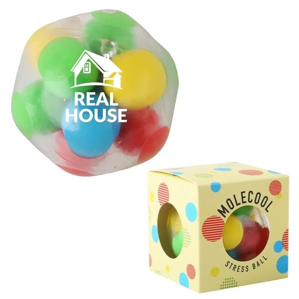 Main Product Image for Custom Logo Molecool Stress Reliever Ball