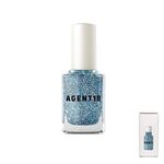 .5 oz Glitter Nail Polish - Blue