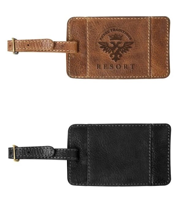 Main Product Image for Custom Printed Andrew Philips(R) Westbridge Leather Luggage Tag