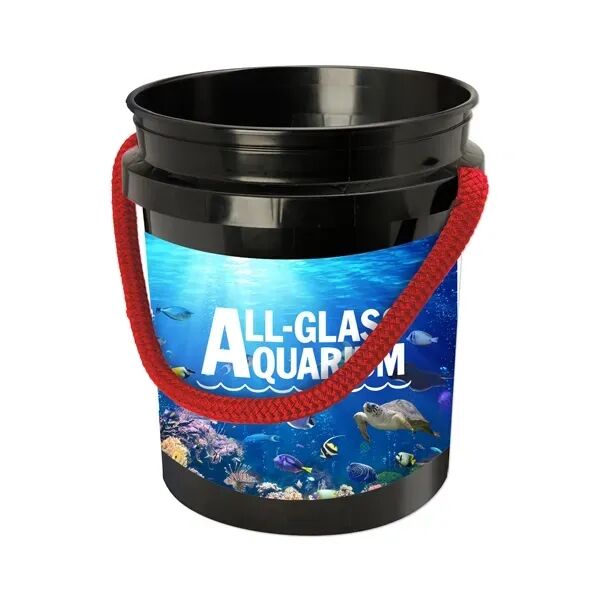 Main Product Image for Full Color 5 Gallon Custom Rope Handle Bucket