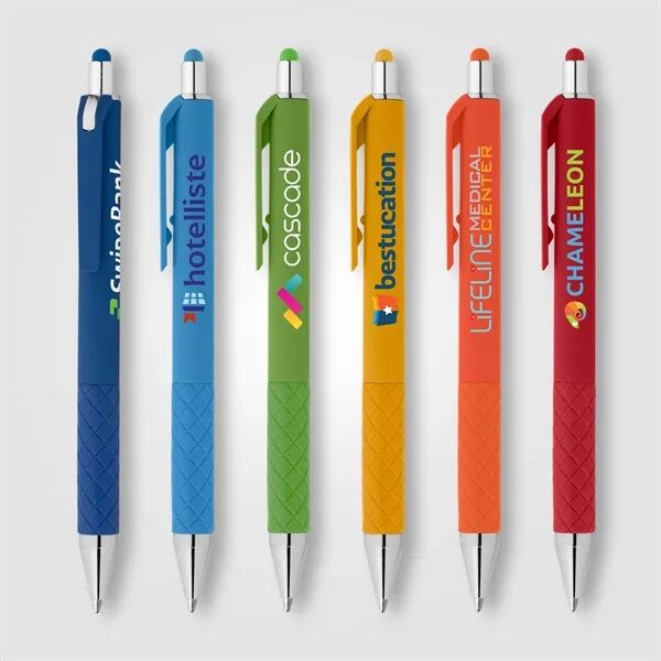 Main Product Image for Custom Printed Islander Gel Retractable Bright Stylus Pen