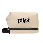 Buy Custom Printed Hudson Recycled Leatherette Cosmetic Bag