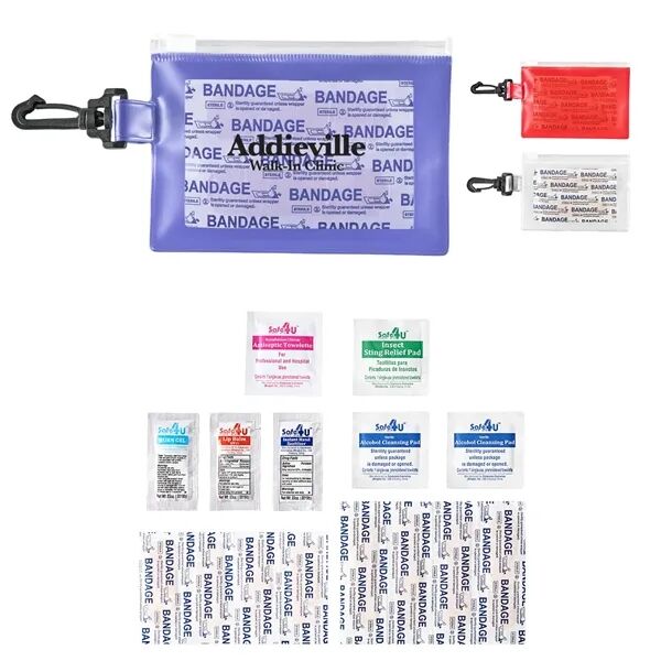 Main Product Image for Custom Printed Safe Travels First Aid Kit