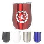 Buy Custom Printed Stainless Steel Goblet Stemless Wine Tumbler