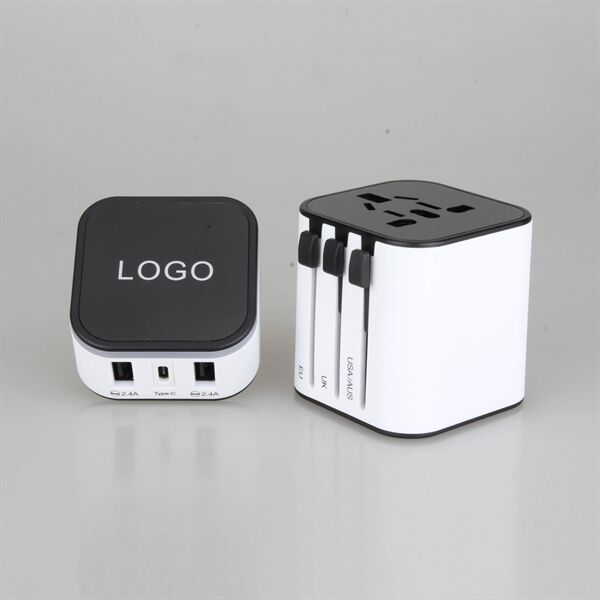 Main Product Image for Imprinted Light Up International Adapter