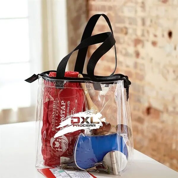 Main Product Image for Custom Printed Pro Stadium Clear Tote W/ Zipper
