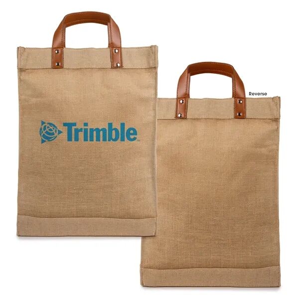 Main Product Image for Branded Grande Jute Luxe Tote