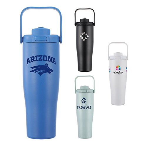 Main Product Image for Custom Logo Alaia Recycled Stainless Steel Vacuum Tumbler 30 Oz