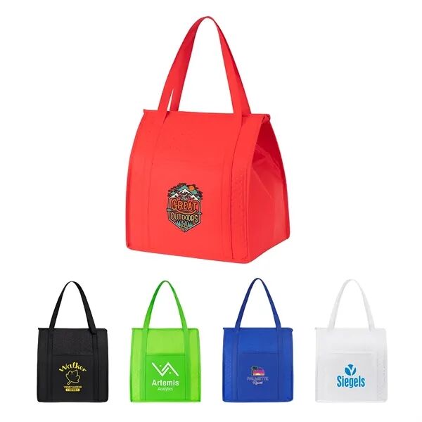 Main Product Image for Custom Printed Sundial Non-Woven Lunch Cooler Bag