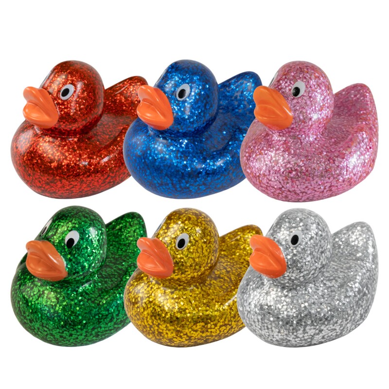 Main Product Image for Branded Lil' Glitter Ducks Stress Reliever