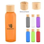 Buy Custom Printed Kelly rPET Bottle With Bamboo Lid 20 oz.