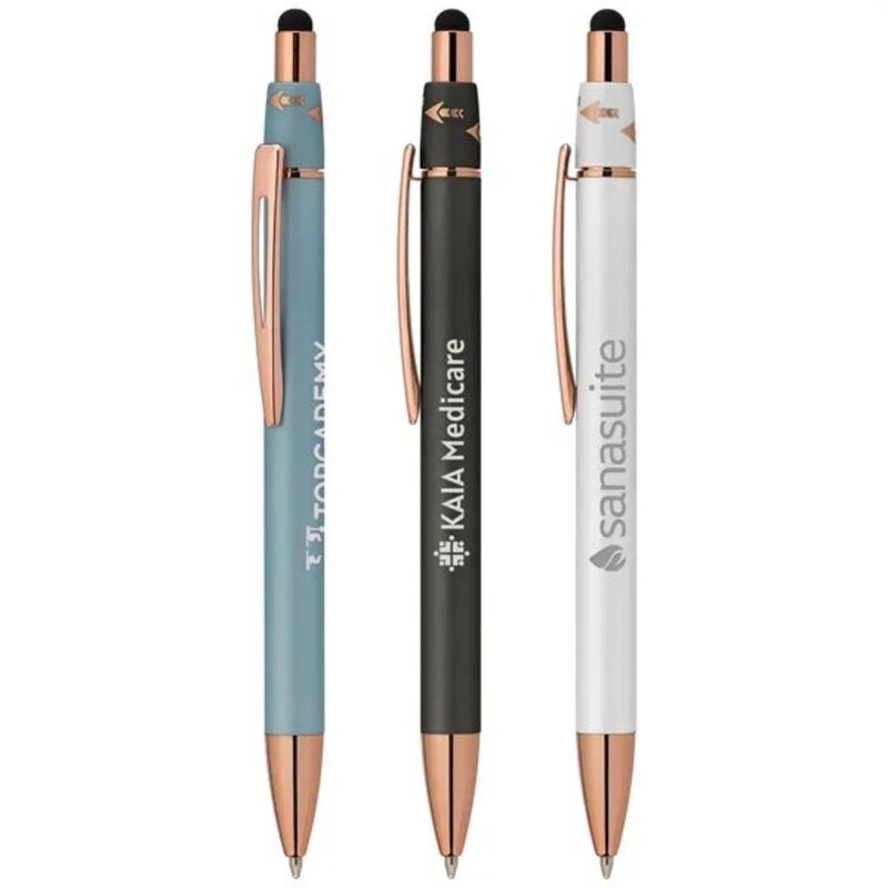 Main Product Image for Laser Engraved Orbit Spinner Metal Stylus Pen