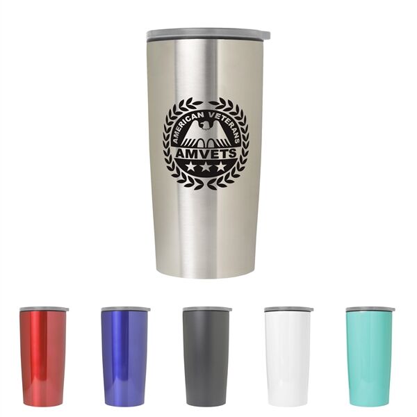 Main Product Image for Custom Printed Stainless Steel Light Vacuum Tumbler 20 Oz