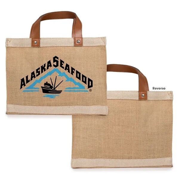 Main Product Image for Branded Petite Jute Luxe Tote