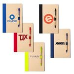 Buy Custom Logo Binded Kraft Journal with Pen Closure
